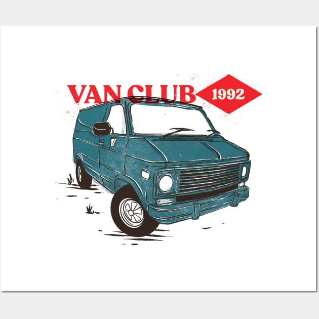 GMC Van Car Wall Art by arkhamstudio